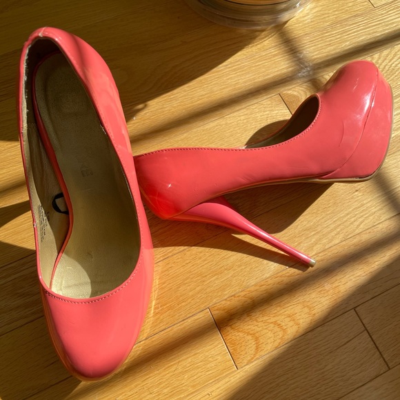 Summer Coral pump heels 9 - Picture 2 of 10